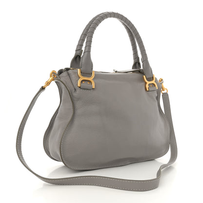 Chloe Calfskin Medium Marcie Satchel Cashmere Grey 3 of 11