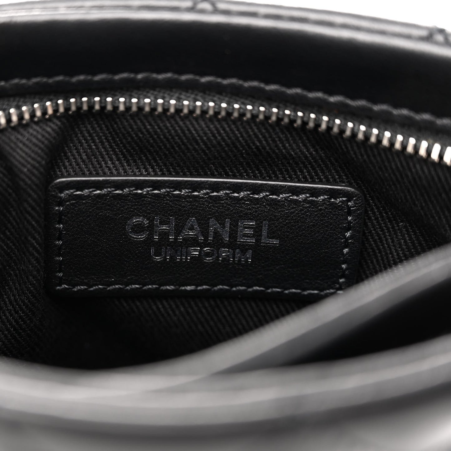 Lambskin Quilted Crossbody Bag Black