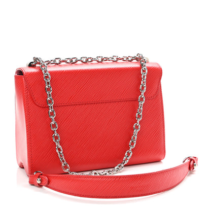 Louis Vuitton Epi Twist Shoulder Bag MM Coquelicot 4 of 12