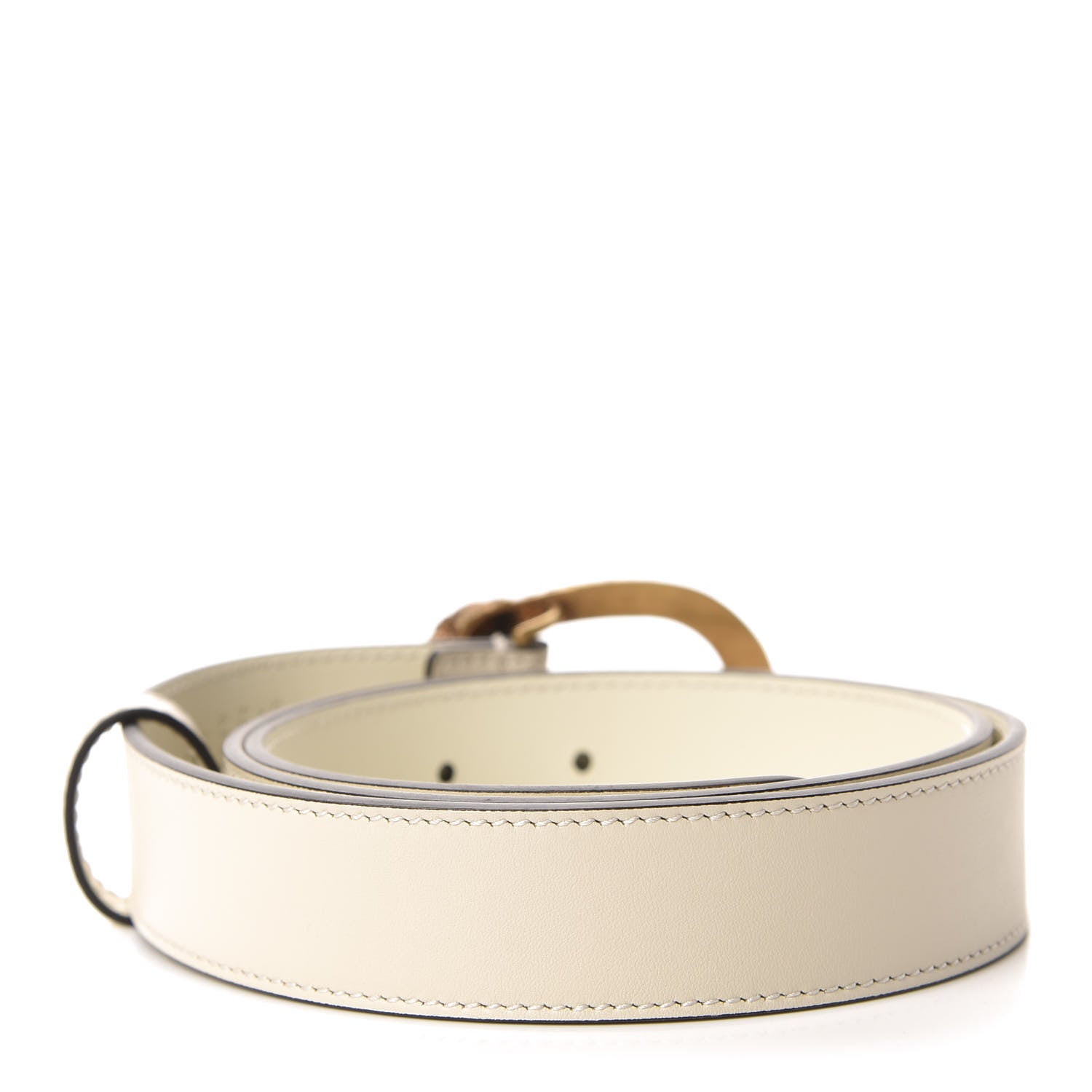 Gucci Calfskin Dionysus 30mm Belt 85 34 Mystic White 2 of 3