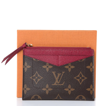 Louis Vuitton Monogram Zipped Card Holder Fuchsia 7 of 7
