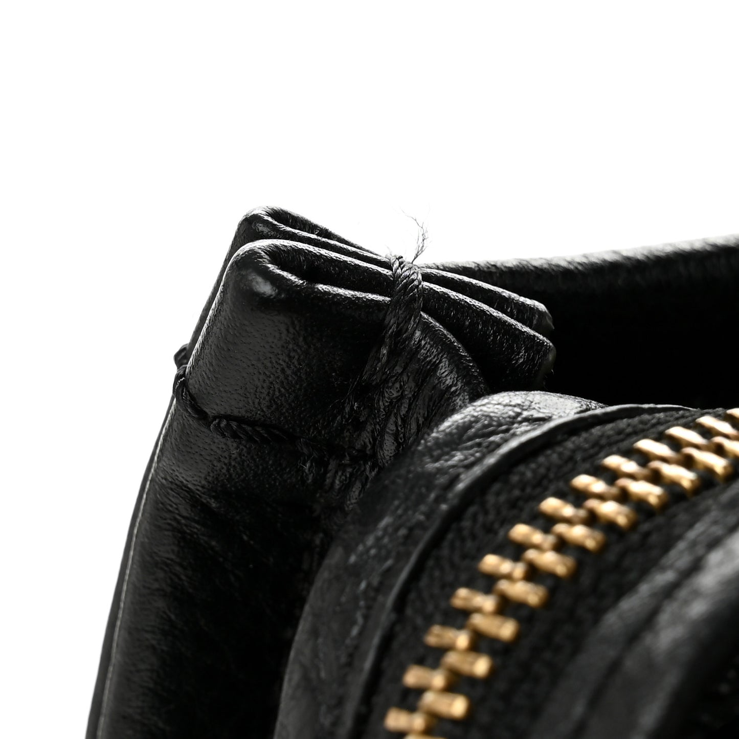 Grained Calfskin Small The Tote Bag Black