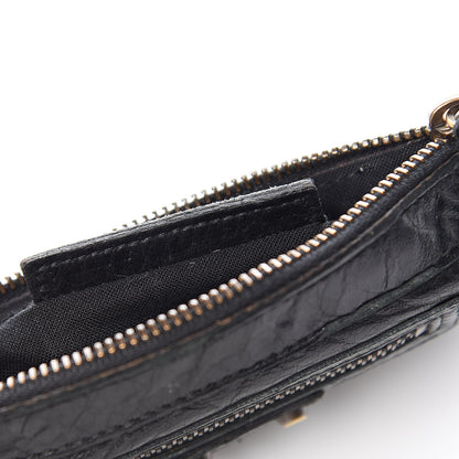 Balenciaga Agneau Classic Gold Hardware M Porte-Monnaie Coin Purse Black 7 of 7
