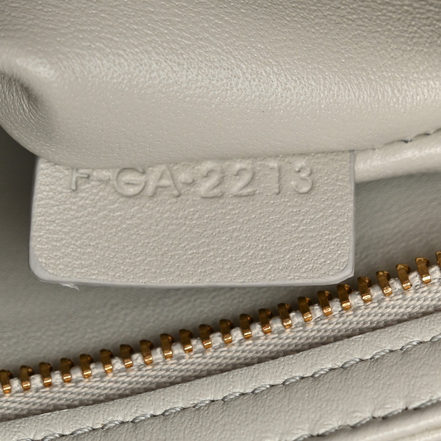 Celine Shiny Calfskin Teen Triomphe Chalk 6 of 13