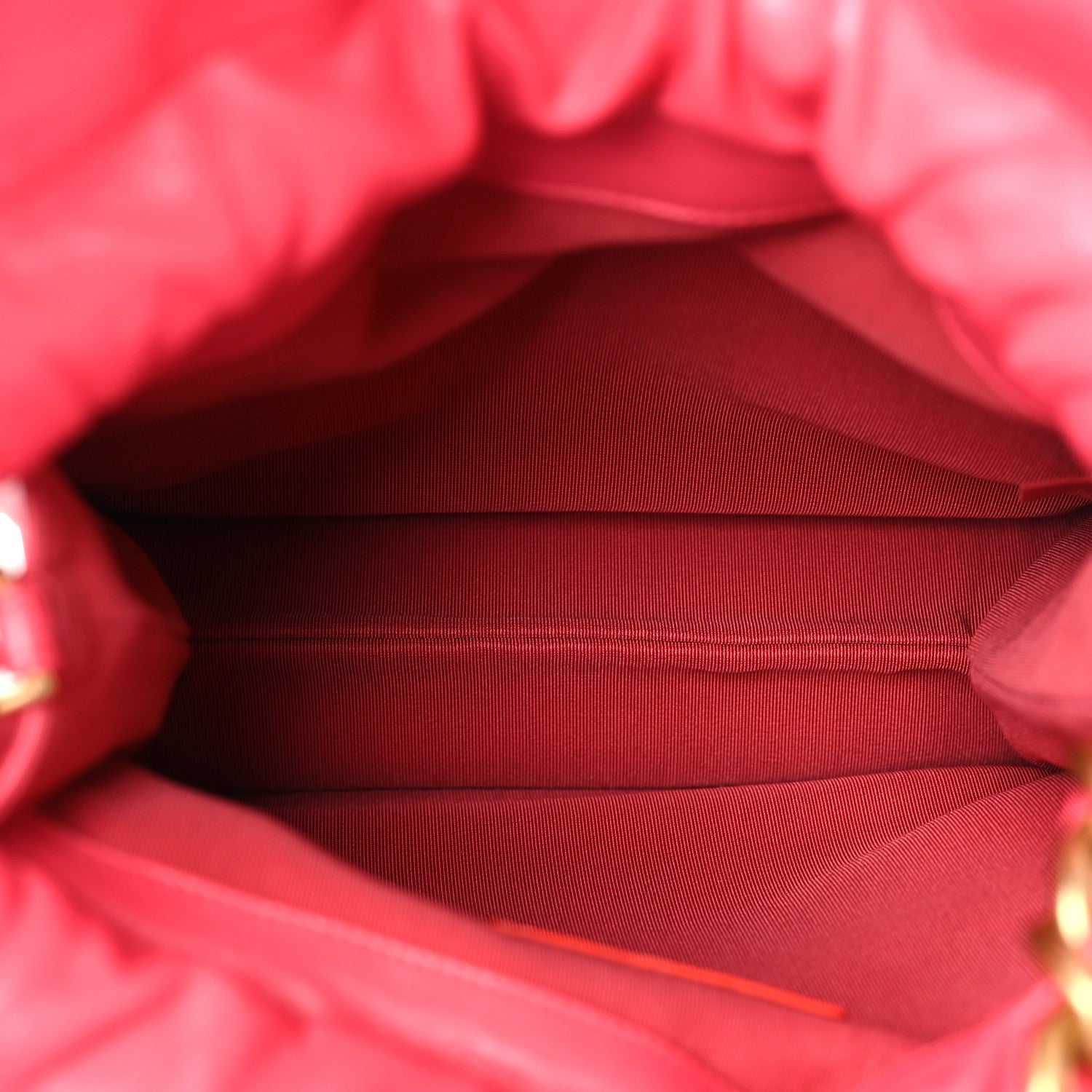 Chanel Calfskin Quilted Drawstring Bag Pink 5 of 9