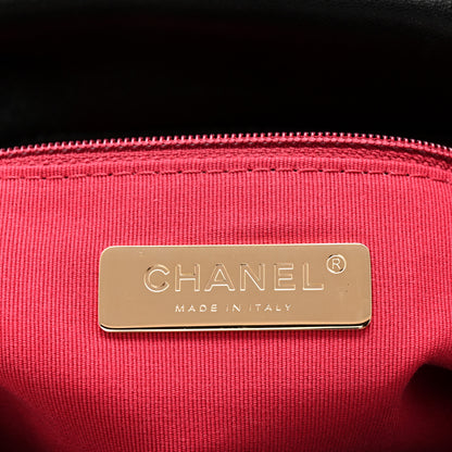 Chanel Goatskin Quilted Large Chanel 19 Flap Black 6 of 10