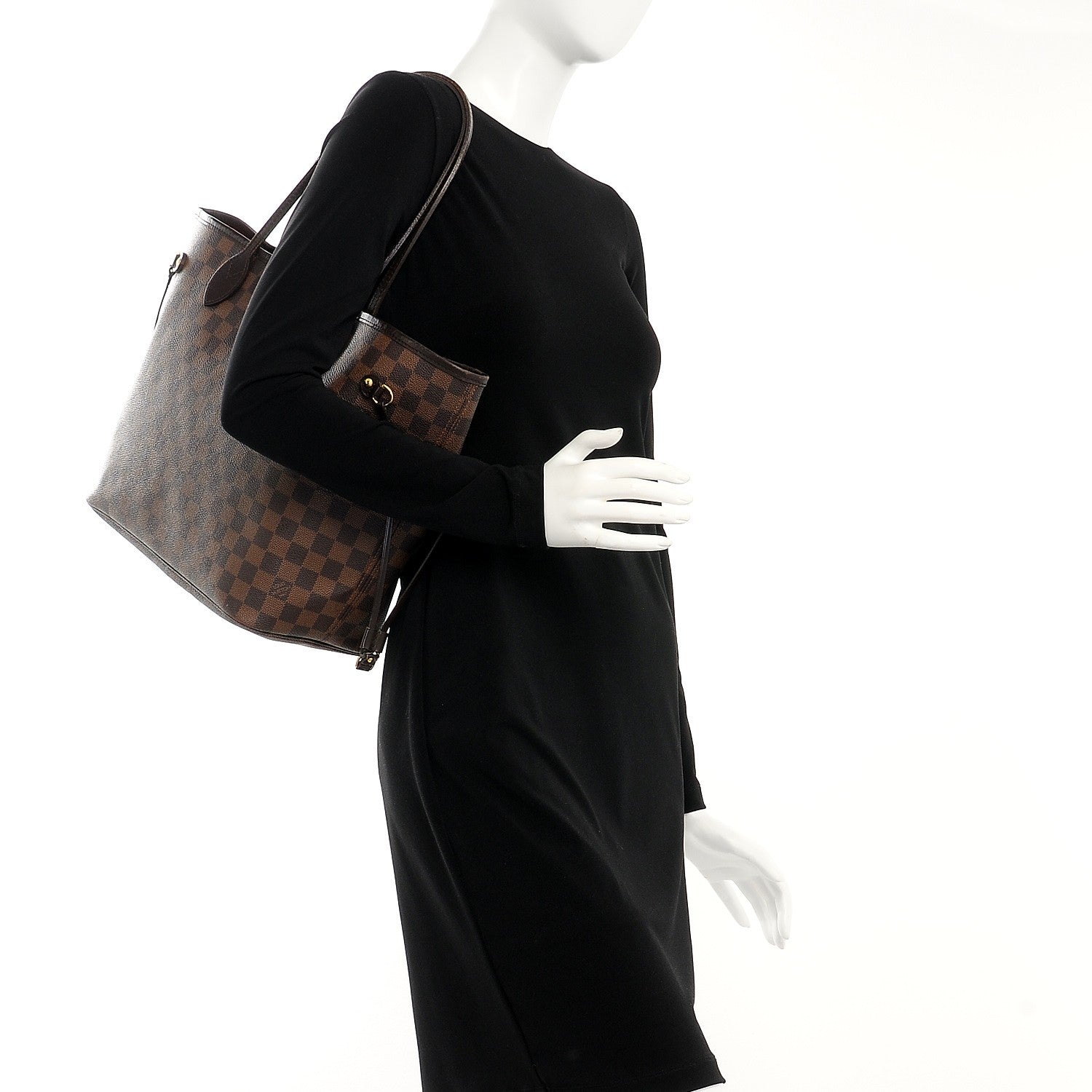 Louis Vuitton Damier Ebene Neverfull MM 2 of 7