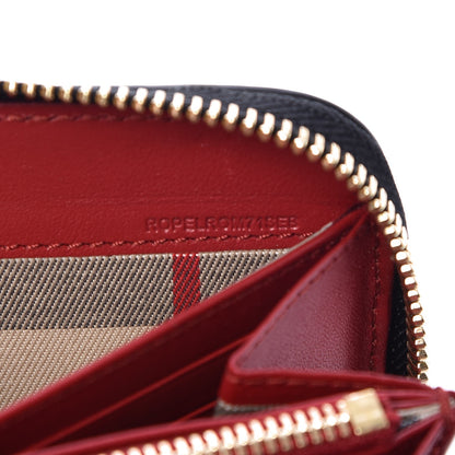 Burberry Calfskin Ziggy Zip Around Wallet Red 8 of 9