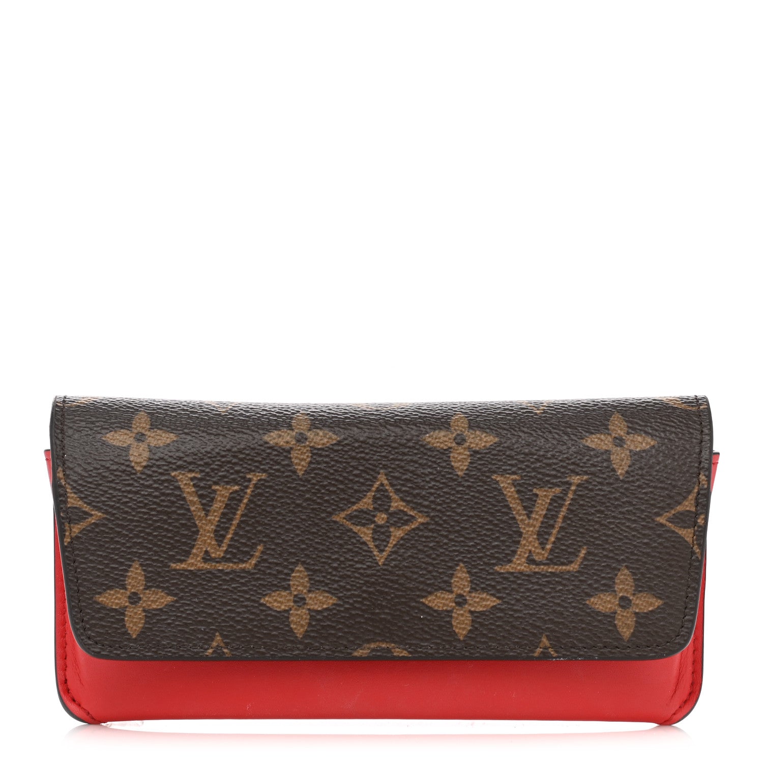 Louis Vuitton Monogram Woody Glasses Case Rouge 1 of 9