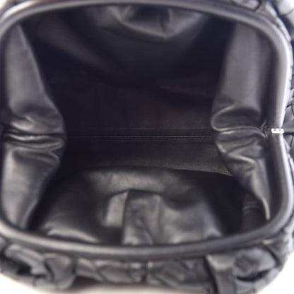 Bottega Veneta Nappa Maxi Intreccio The Pouch Oversized Clutch Black 5 of 8