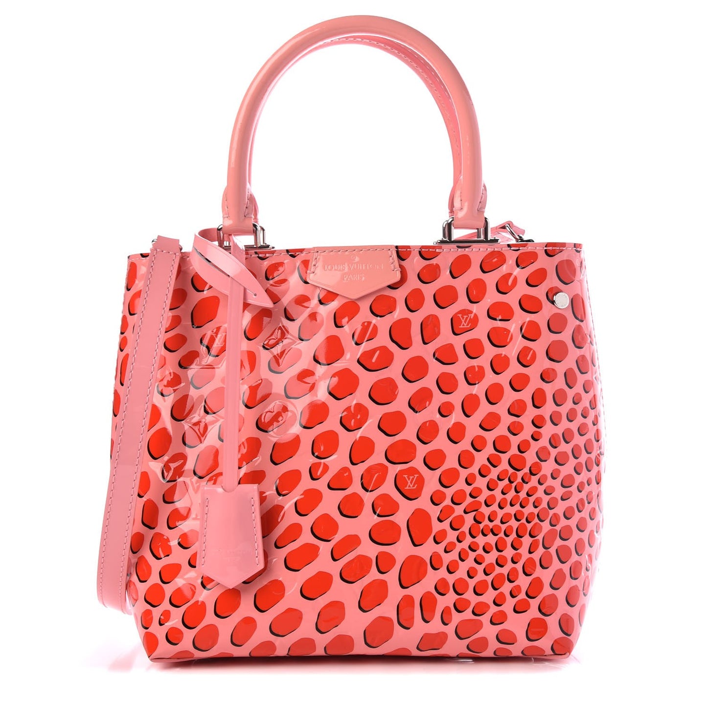 Vernis Jungle Dots Open Tote Sugar Pink Poppy