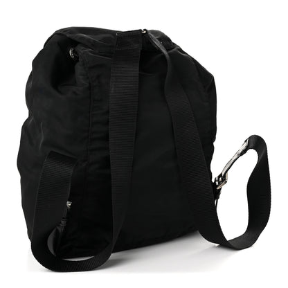 Prada Tessuto Nylon Saffiano Vela Backpack Black 3 of 9