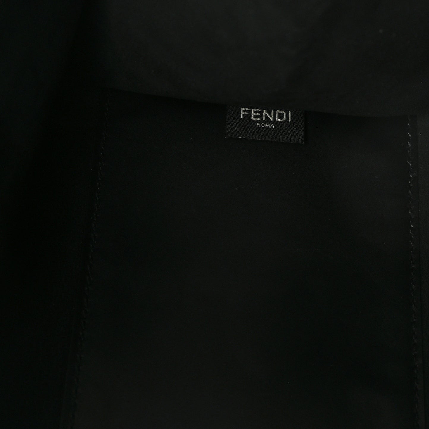 Vitello King Plexiglass Medium Fendi Sunshine Shopper Tote Black