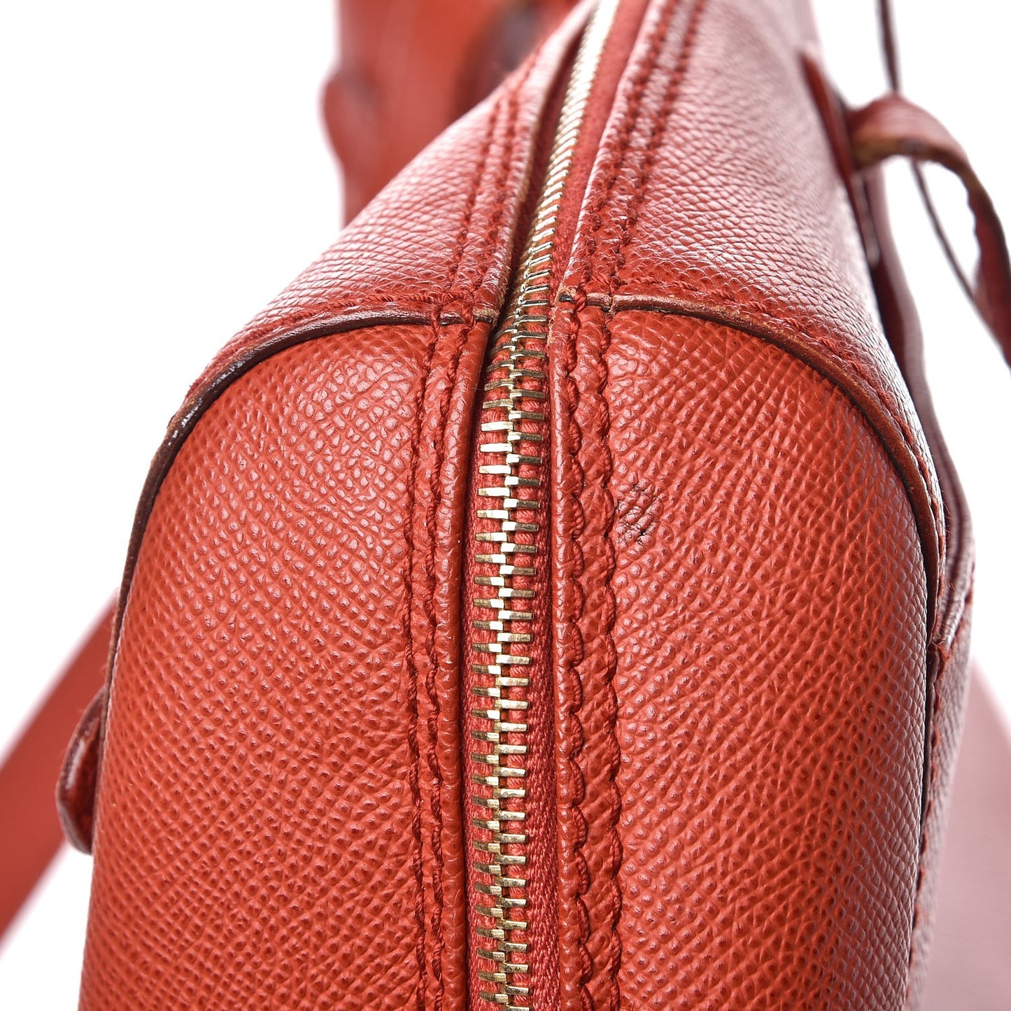 Caviar Zip Top Tote Red