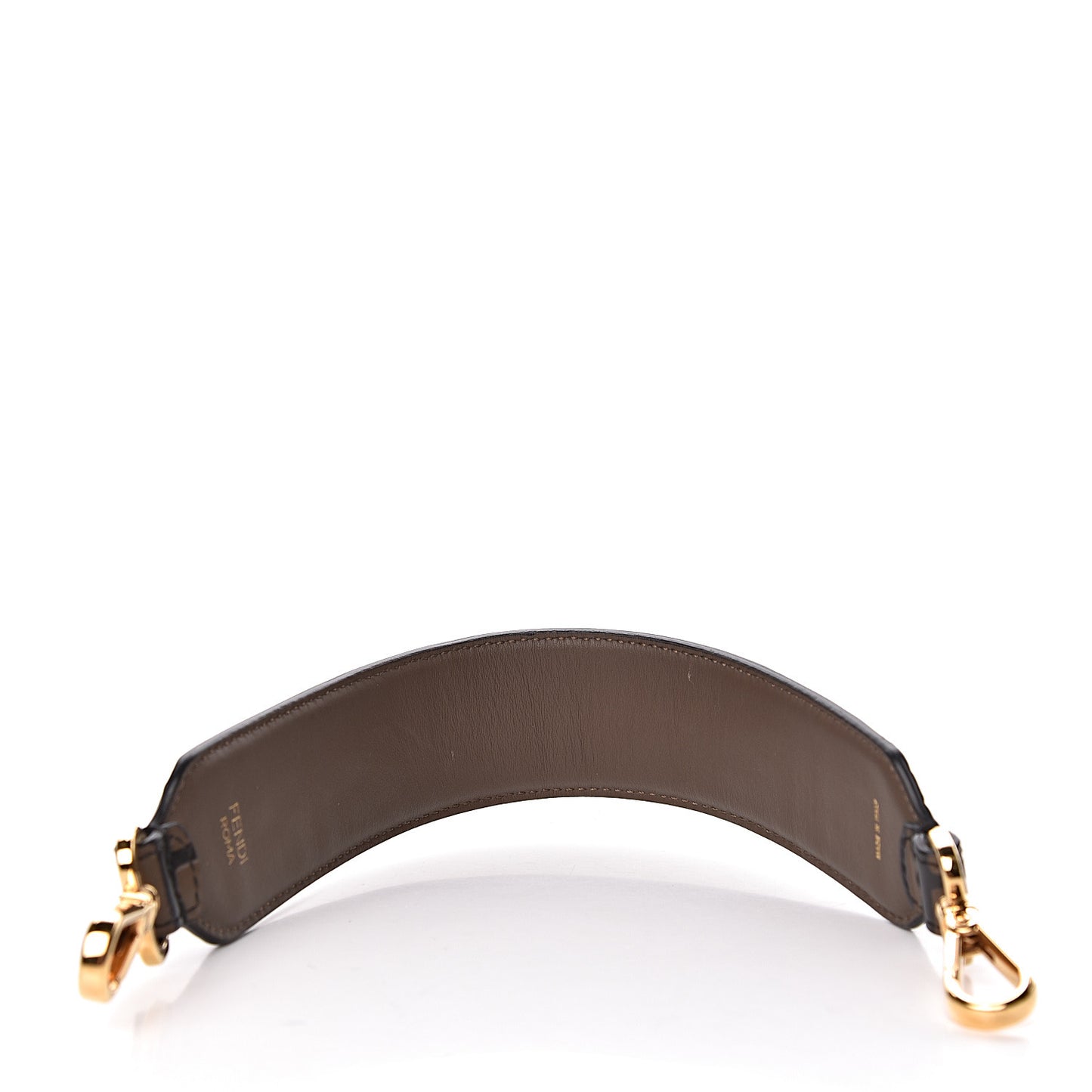 Calfskin FF 1974 Embossed Mini Strap You Maya Black