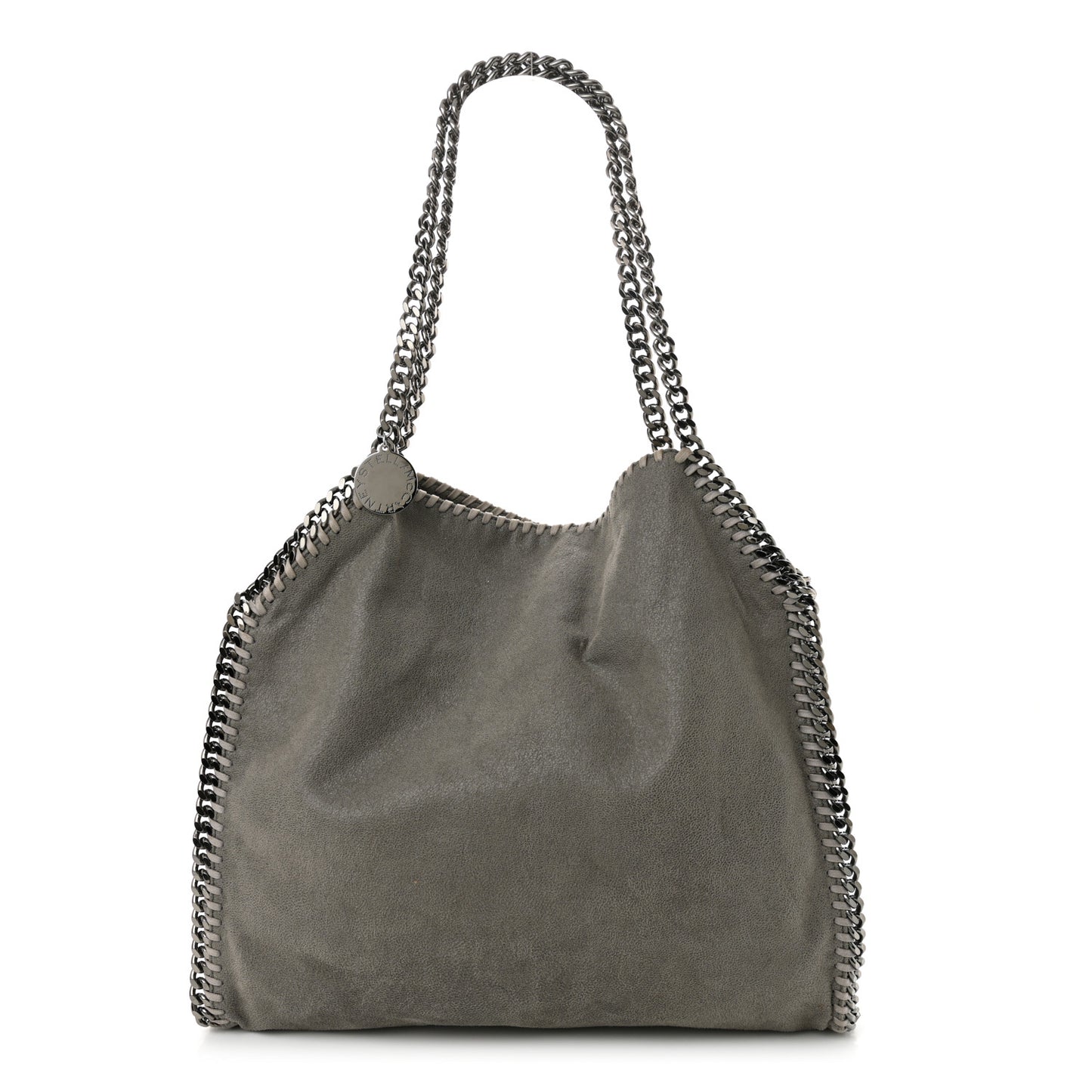 Shaggy Deer Small Falabella Tote Light Grey