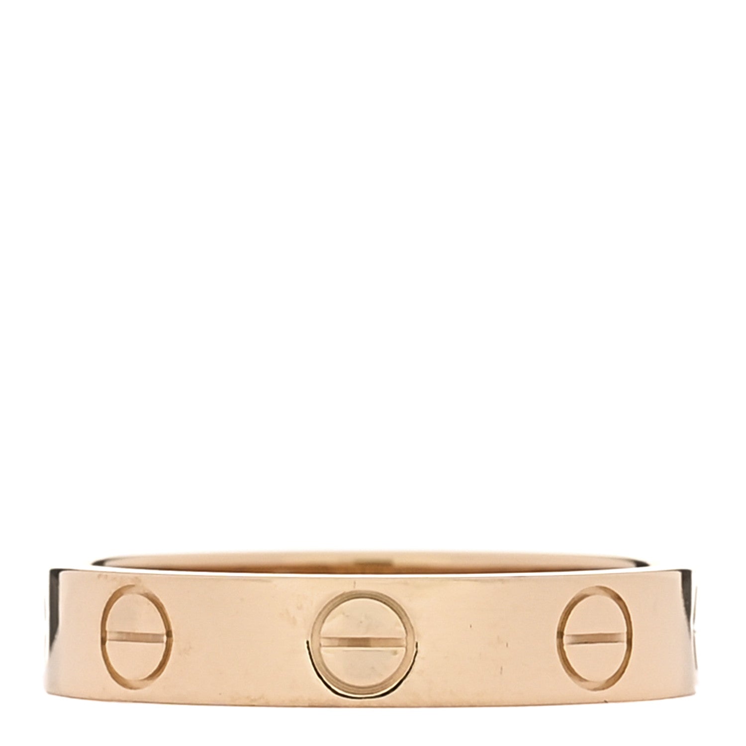 Cartier 18K Yellow Gold 3.5mm LOVE Wedding Band Ring 49 4.75 1 of 5