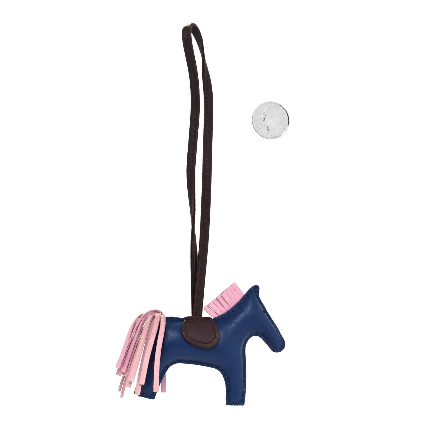 Milo Lambskin Grigri Rodeo Horse Bag Charm PM Rouge Sellier Mauve Sylvestre Bleu Saphir