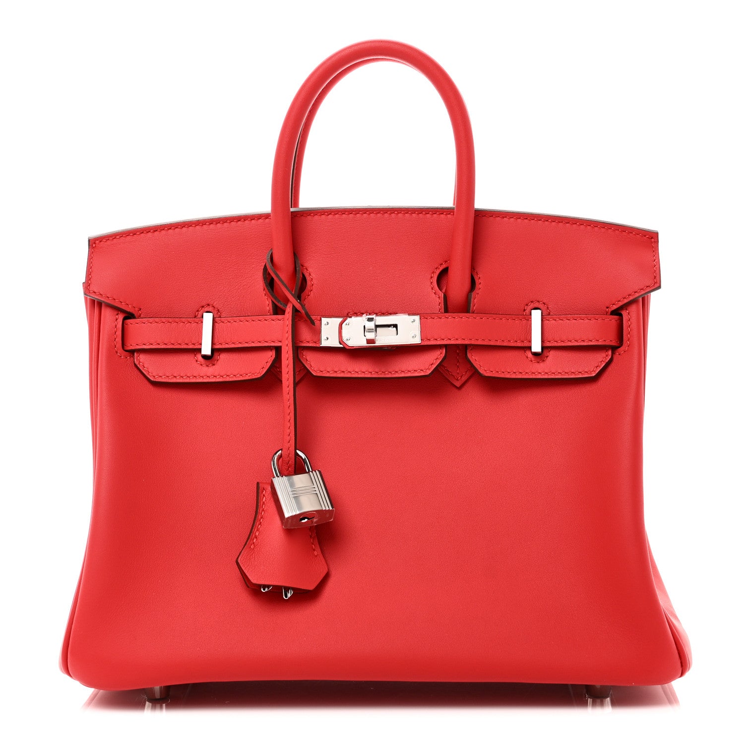 Hermes Swift Birkin 25 Rouge Radieux 1 of 10