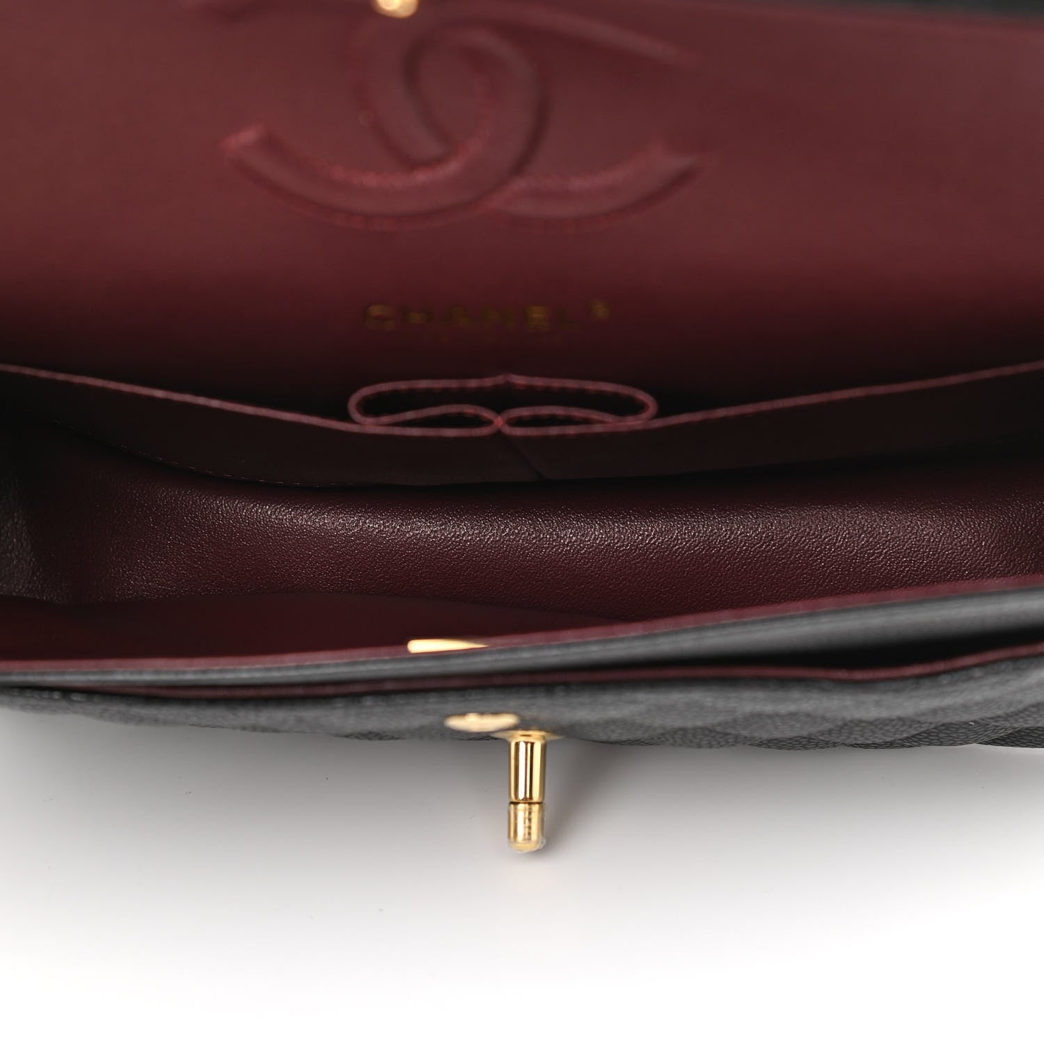 Chanel Caviar Quilted Medium Double Flap Black 5 of 11