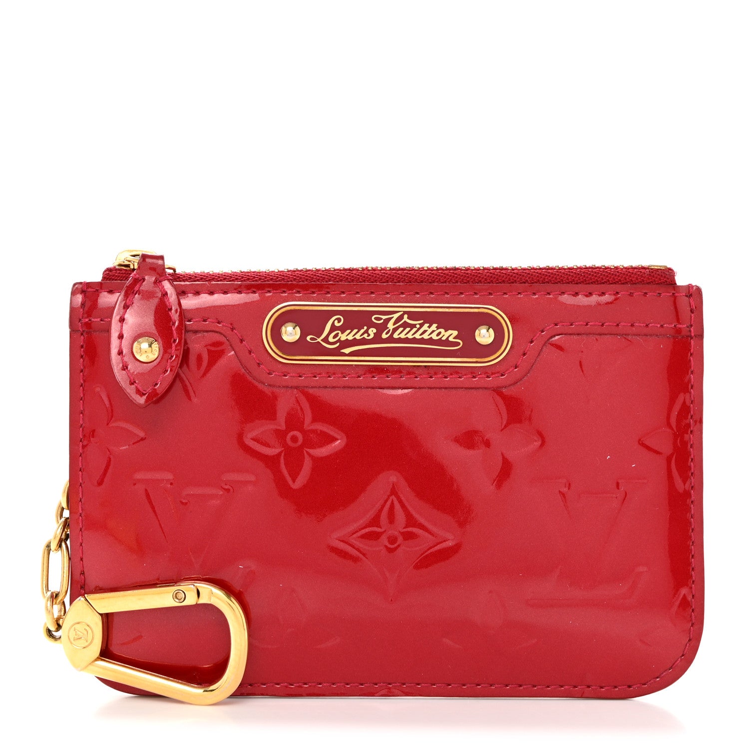 Louis Vuitton Vernis Key Pouch Pomme D'Amour 1 of 6
