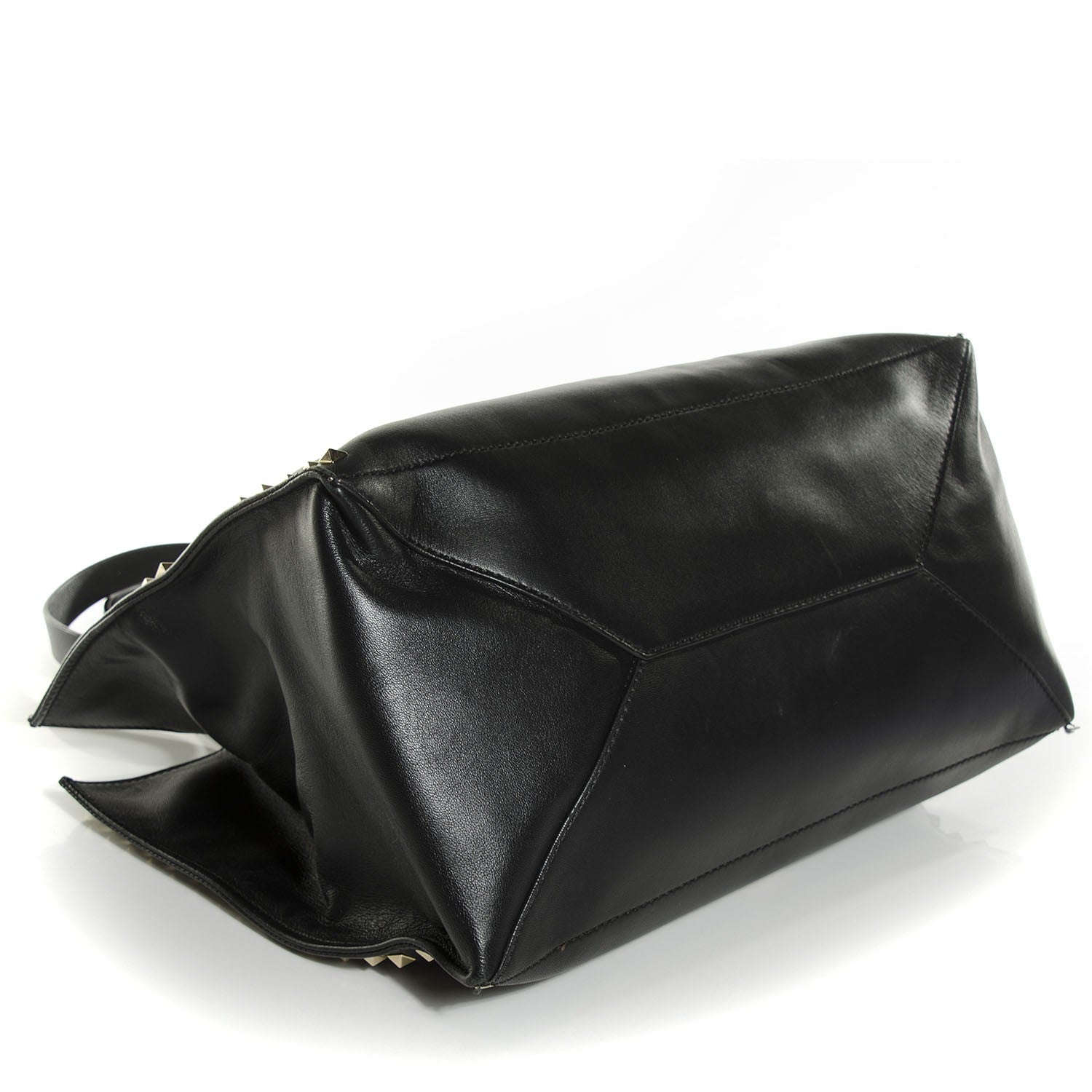 Valentino Garavani Nappa Medium Rockstud Soft Tote Black 4 of 8