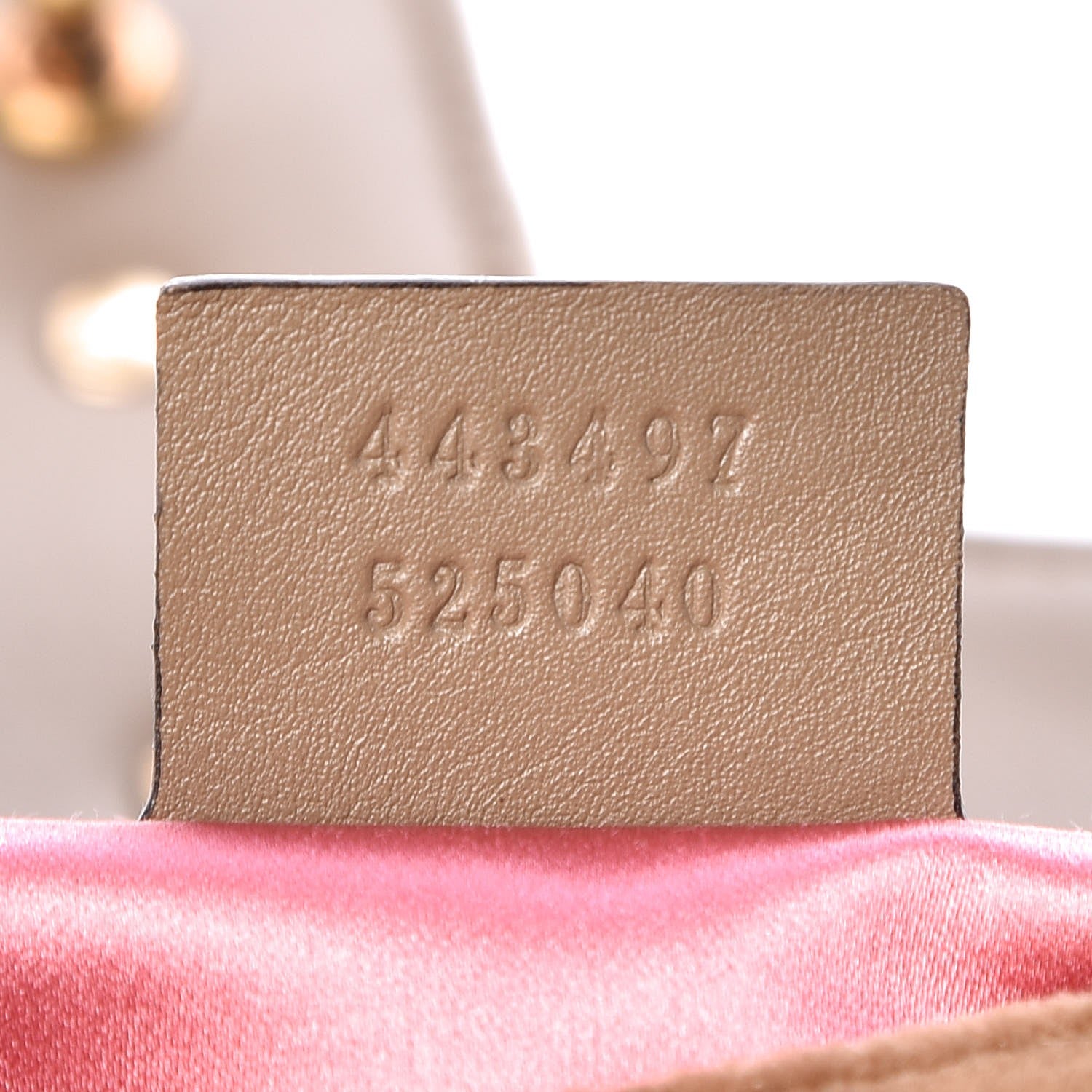 Gucci Velvet Matelasse Small GG Marmont Shoulder Bag Taupe 7 of 8