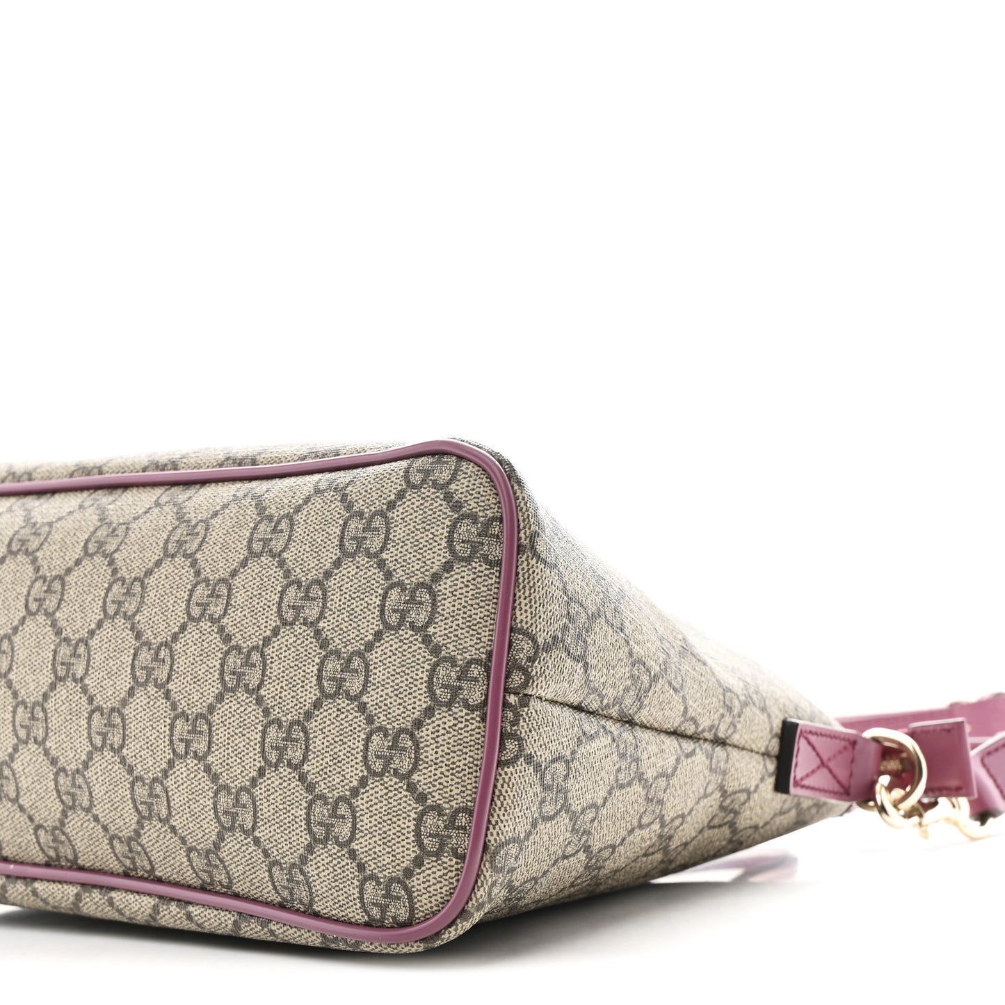 GG Supreme Monogram Small Zippered Tote Beige New Rosette
