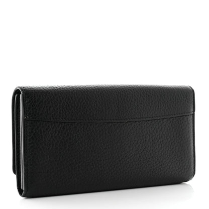 Louis Vuitton Taurillon Studded Sol Capucines Wallet Black 2 of 6