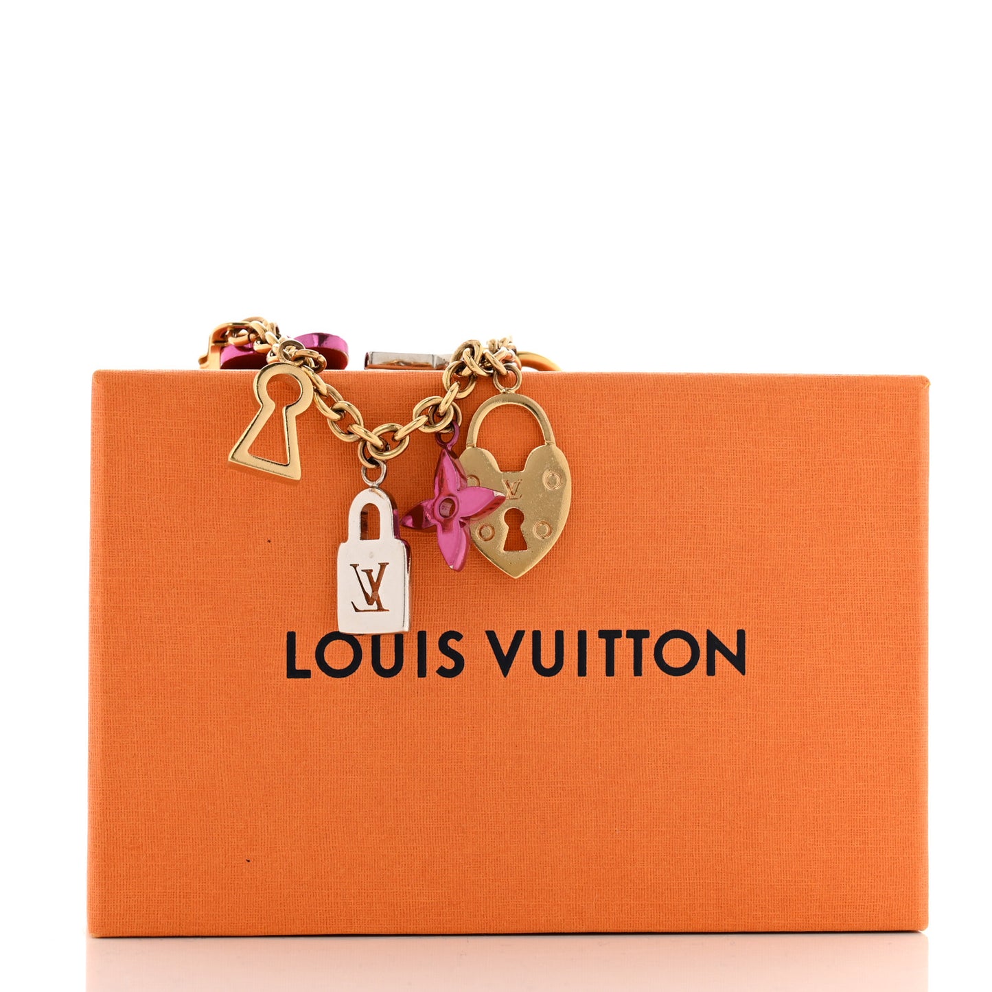 Love Lock Heart Key Chain Holder Bag Charm