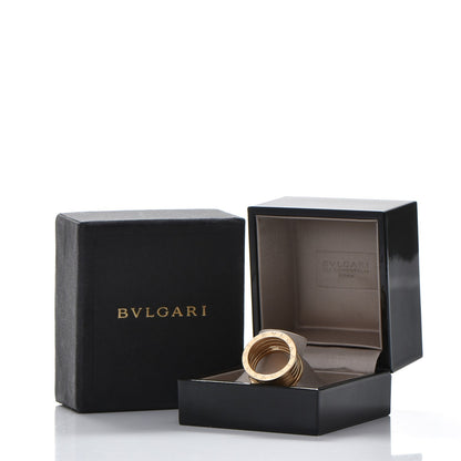 Bulgari 18K Yellow Gold B.Zero1 Four-Band Ring 51 5.75 8 of 8