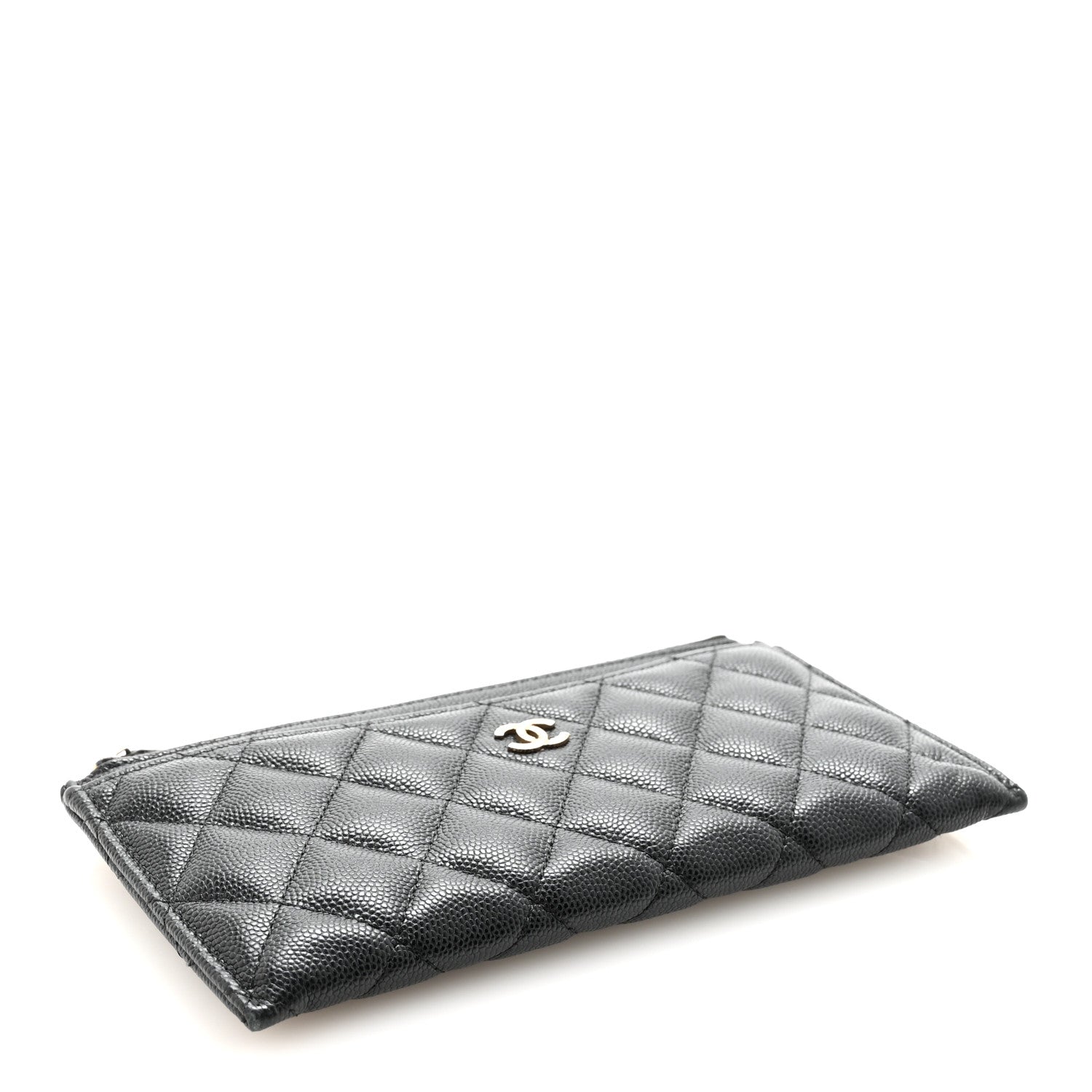 Chanel Caviar Quilted Classic Zip Pouch Black 4 of 8