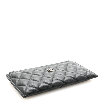 Chanel Caviar Quilted Classic Zip Pouch Black 4 of 8