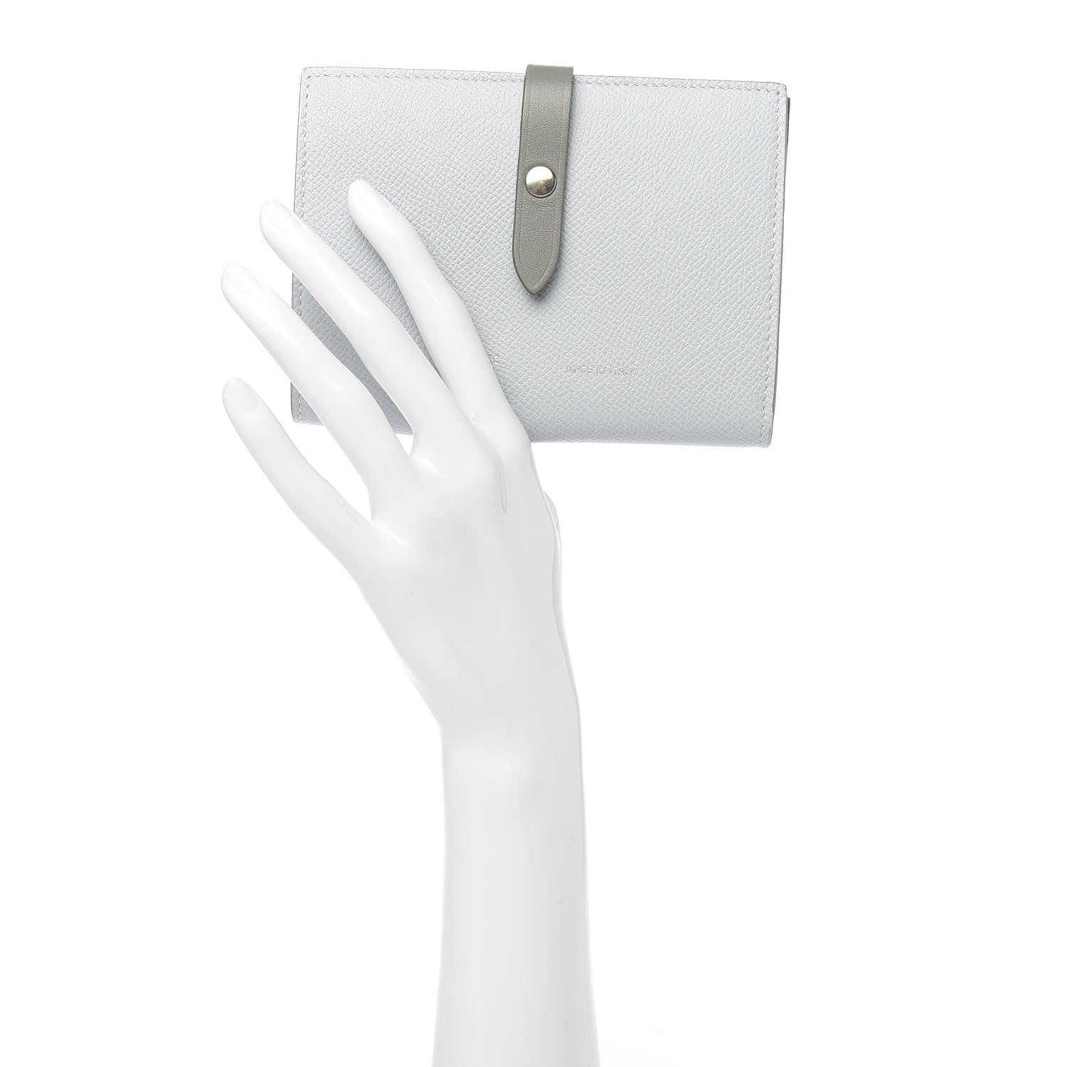 Celine Grained Calfskin Medium Multifunction Strap Wallet Cloud 2 of 8