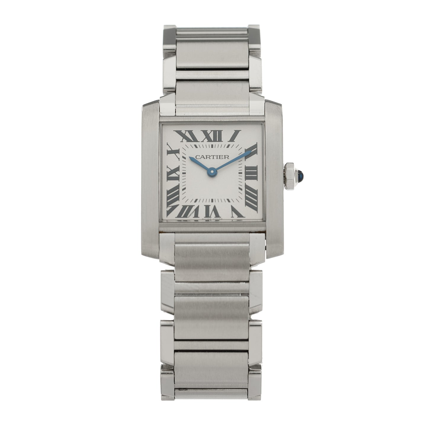 Stainless Steel 25mm Tank Francaise Quartz Watch