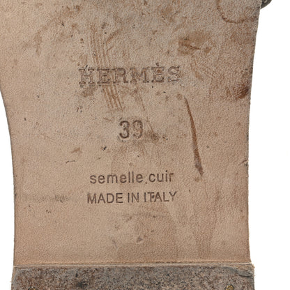 Hermes Epsom Oran Sandals 39 Etoupe 8 of 11
