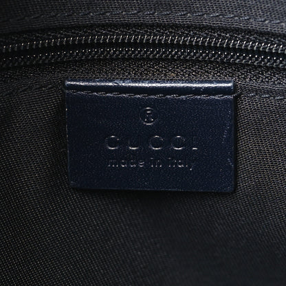 Gucci GG Supreme Monogram Web Flat Messenger Bag Navy 6 of 9