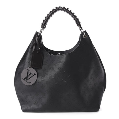 Louis Vuitton Mahina Carmel Hobo Black 1 of 10