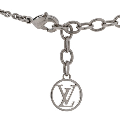 Louis Vuitton Metal Essential V Supple Necklace Silver 7 of 7