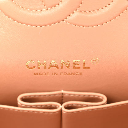 Chanel Lambskin Quilted Medium Double Flap Brown 6 of 10