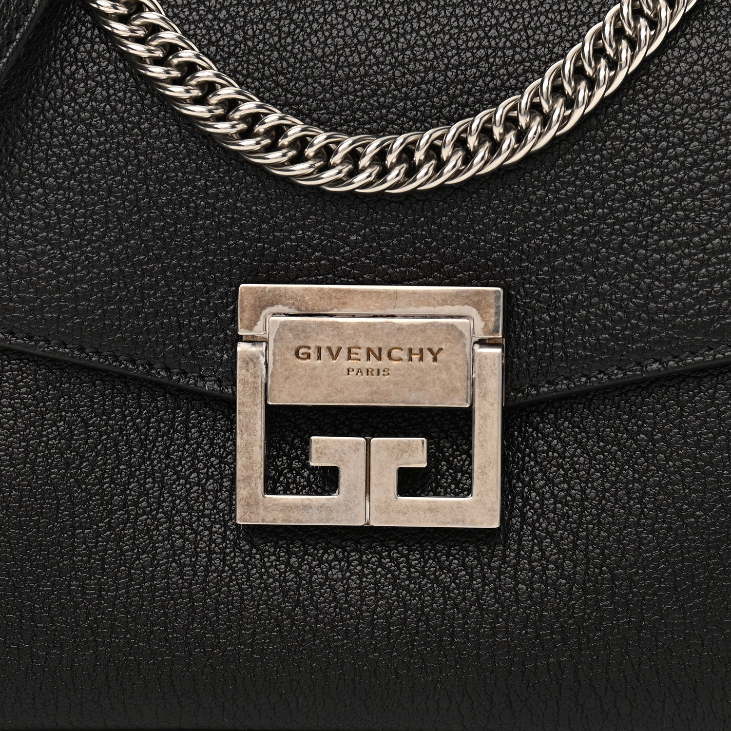 Givenchy Goatskin Small GV3 Shoulder Bag Black 8 of 12