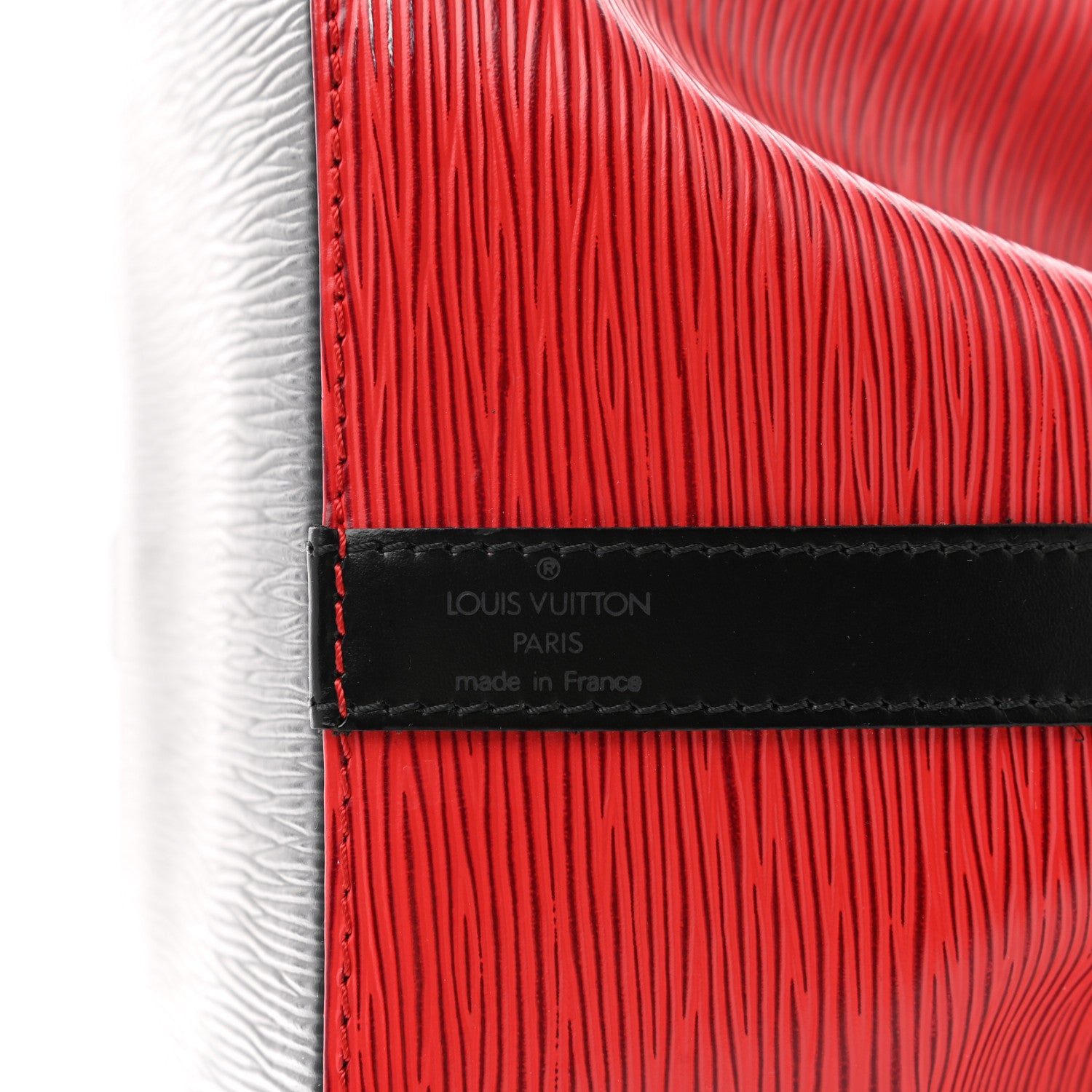 Louis Vuitton Epi Petit Noe Red Black 6 of 10
