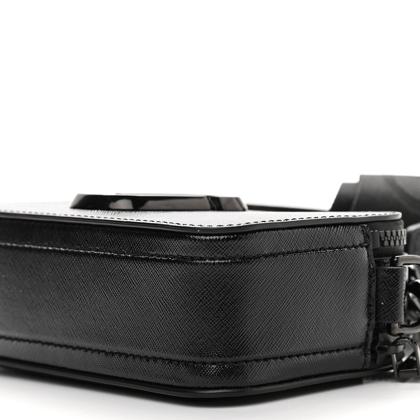 Saffiano Snapshot Camera Bag Black