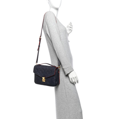 Louis Vuitton Empreinte Pochette Metis Marine Rouge 2 of 14