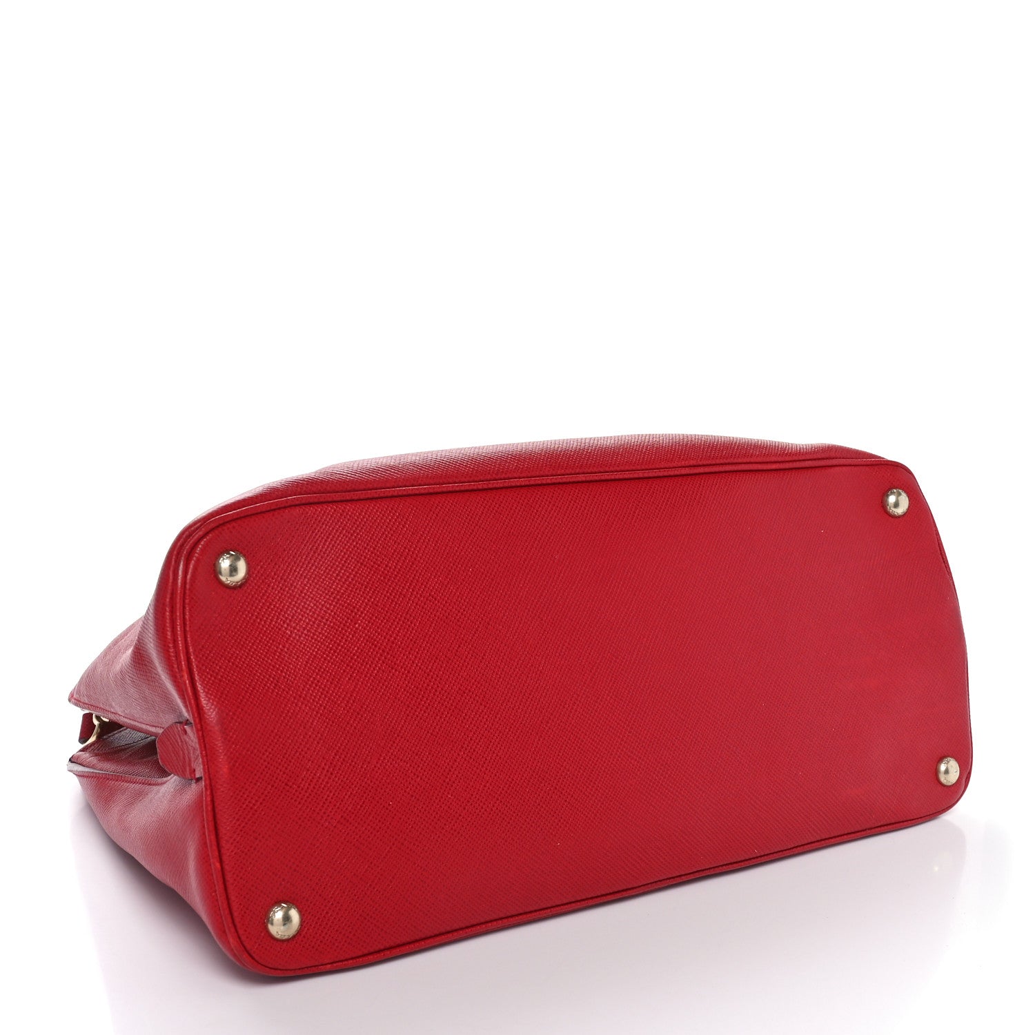 Prada Saffiano Cuir Open Promenade Tote Fuoco 4 of 9