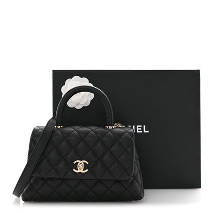 Chanel Caviar Quilted Mini Coco Handle Flap Black 11 of 11