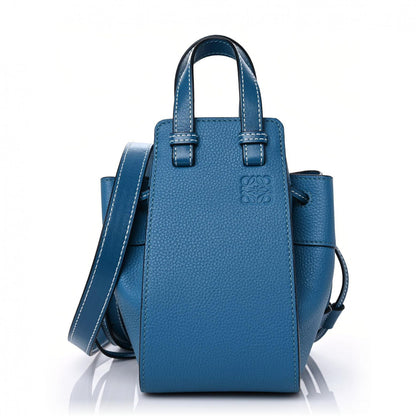 Loewe Calfskin Mini Hammock Shoulder Bag Dark Blue 1 of 10