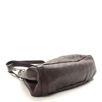 Gucci Guccissima Medium Abbey Shoulder Bag Chocolate 4 of 12