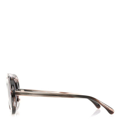 Chanel Acetate Round Sunglasses 71572A Black Tortoise 3 of 8