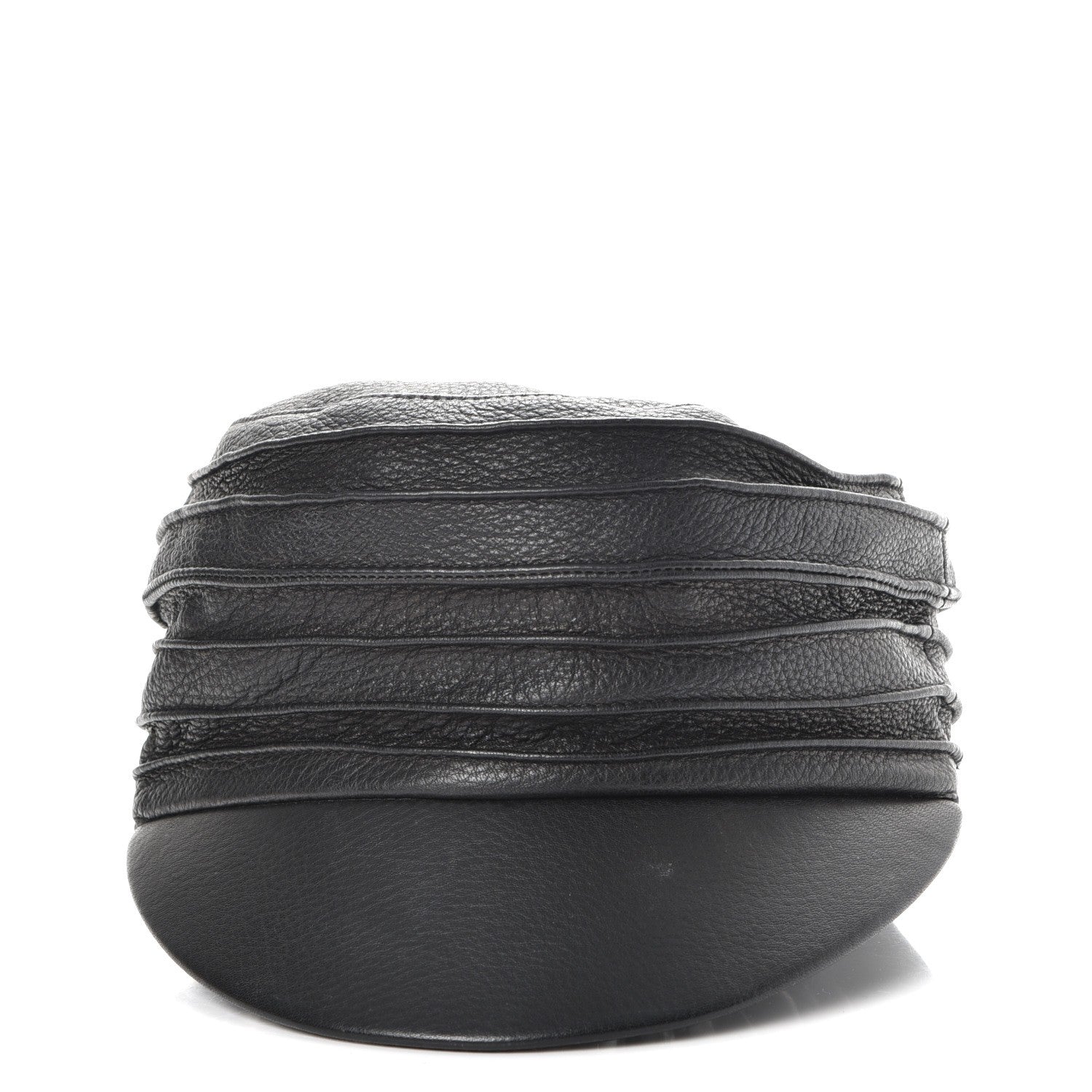 Hermes Deerskin Frida Hat 55 Black 3 of 6